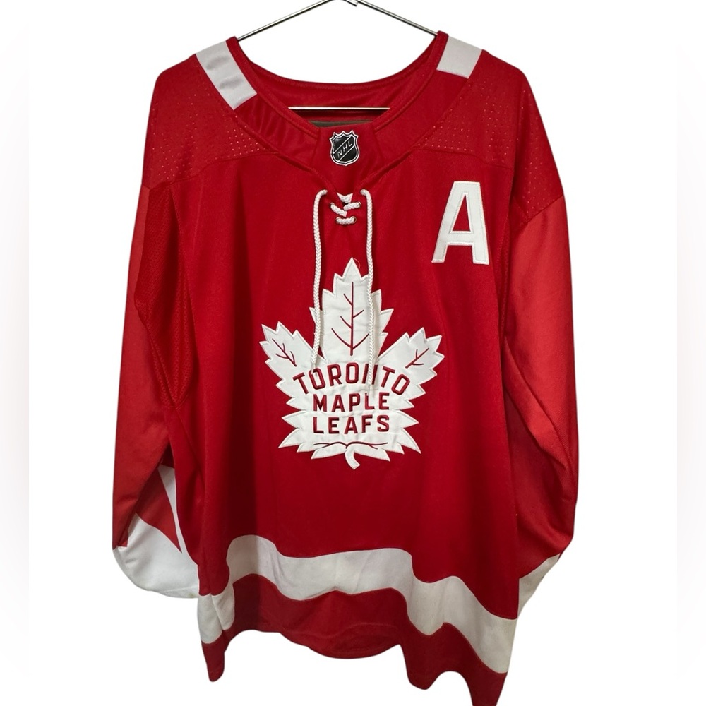 Toronto Maple Leafs Red Morgan Rielly #44 High End Hockey Jersey Men’s L